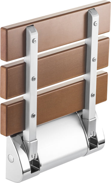 Wall-mounted seat, foldable