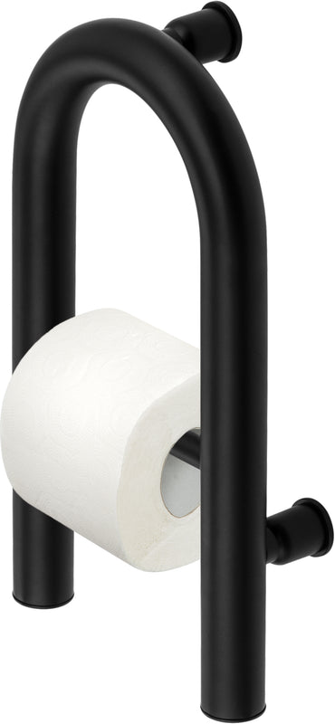 Wall-mounted grab bar, with space for toilet paper - 2in1