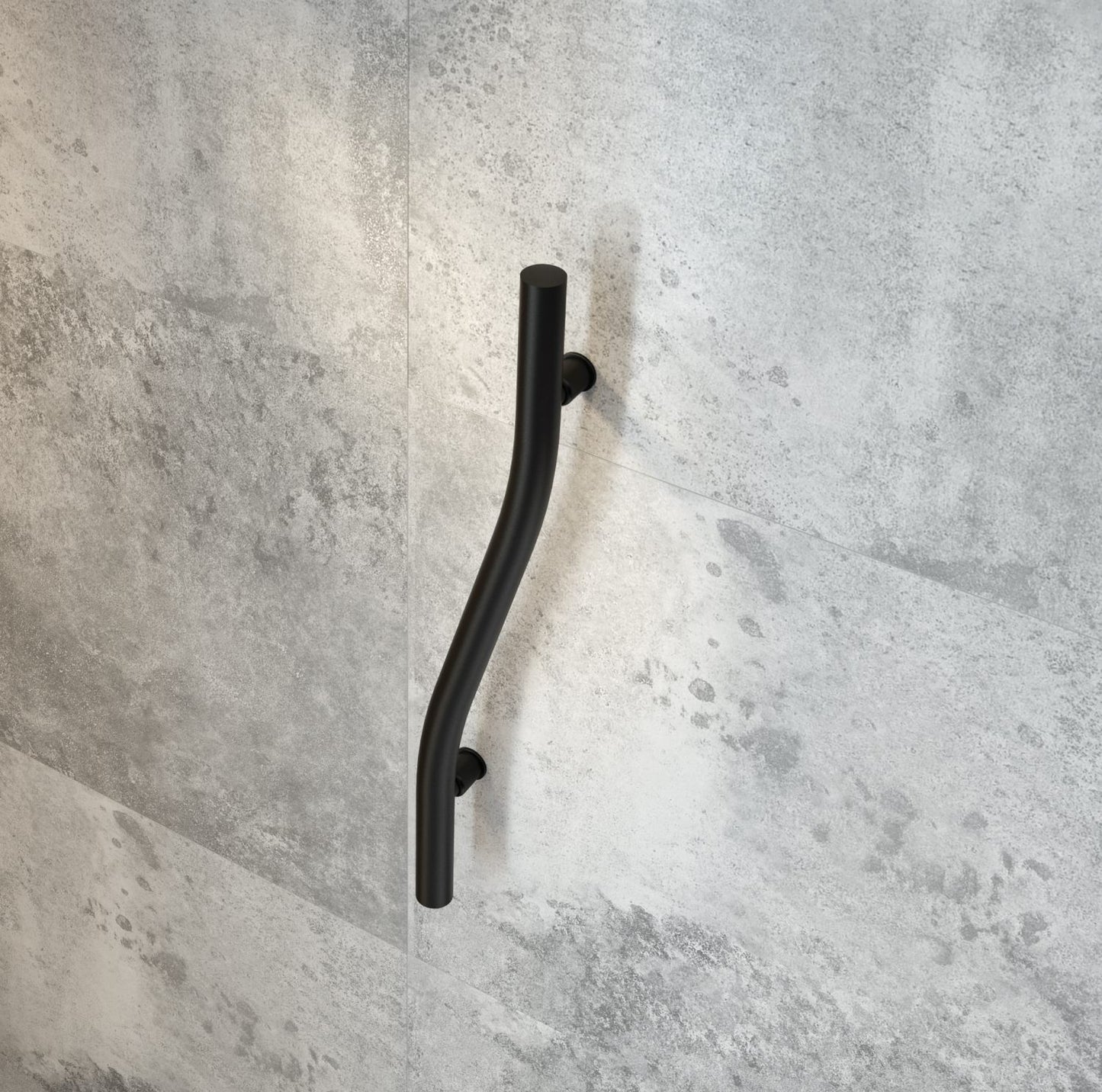 Wall-mounted grab bar