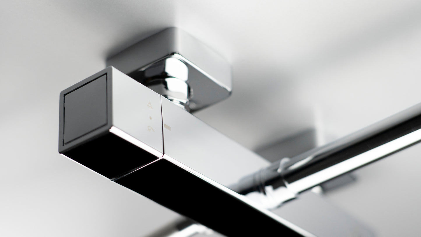 Shower column, with thermostatic mixer