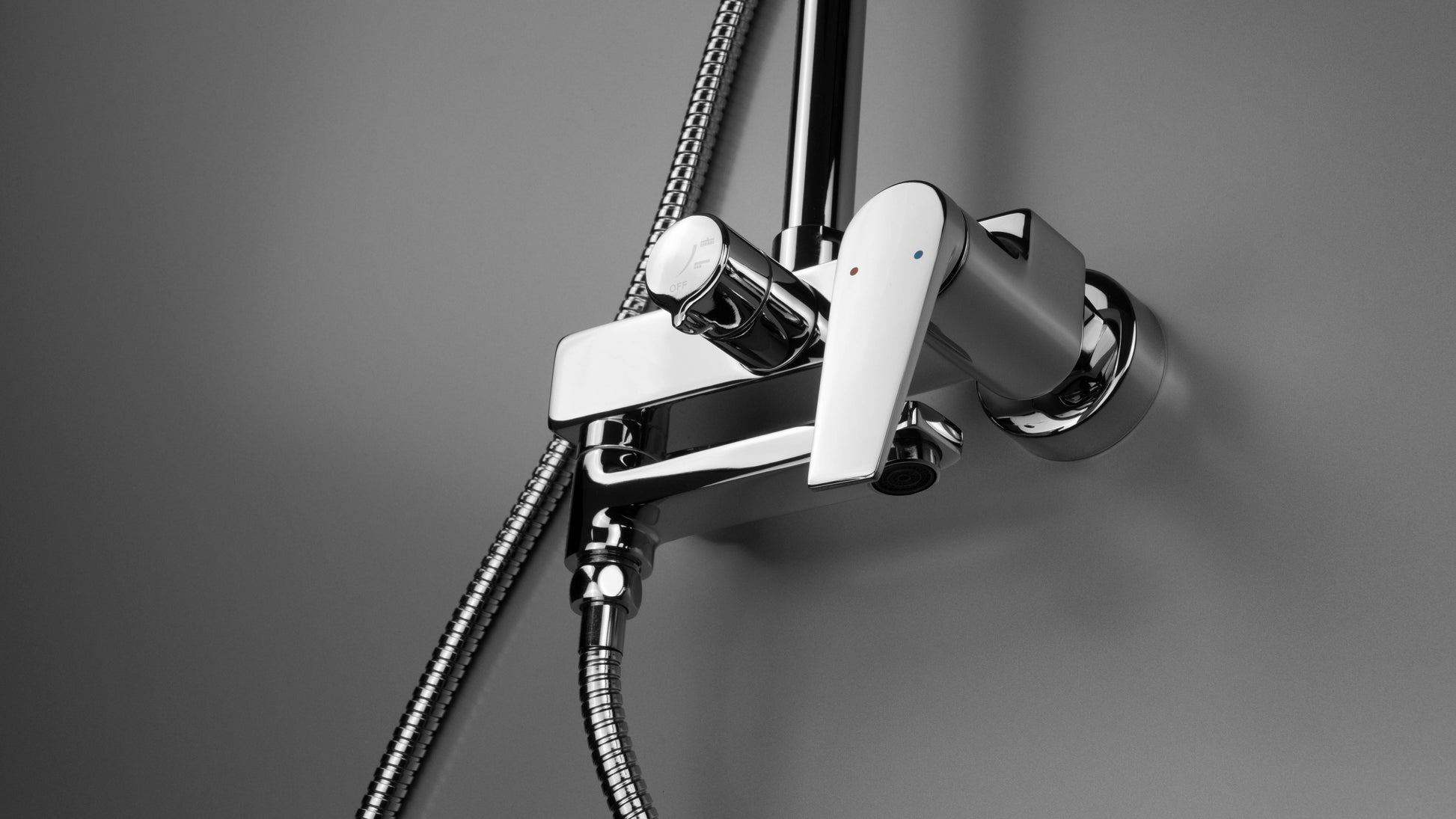 Shower column - with mixer tap