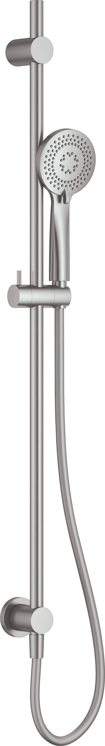Shower set, 3-function, with sliding bar - concealed connector