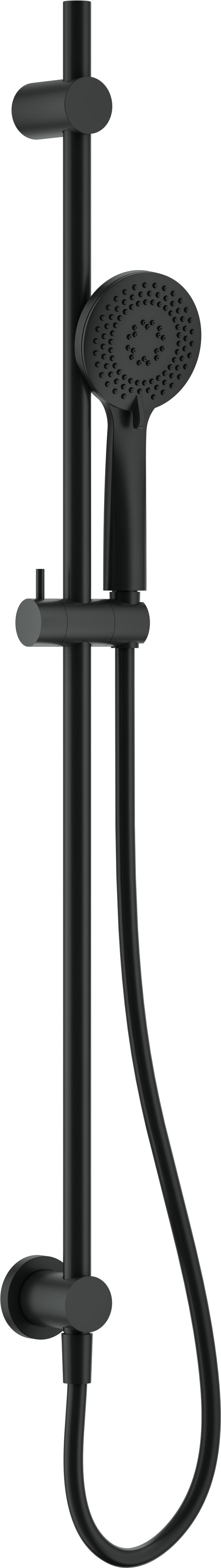 Shower set, 3-function, with sliding bar - concealed connector