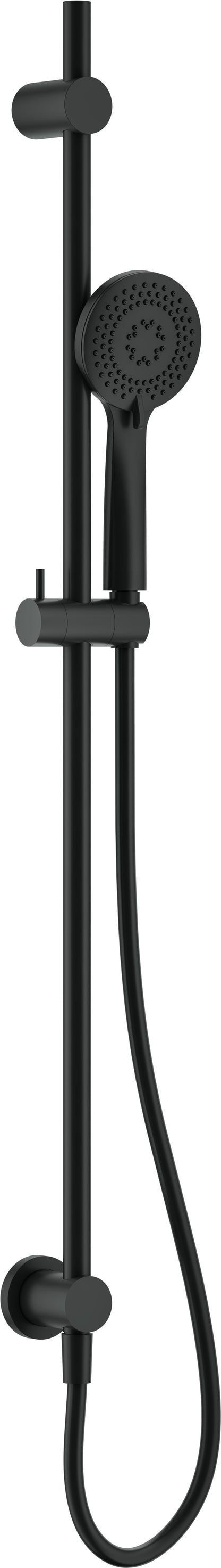 Shower set, 3-function, with sliding bar - concealed connector