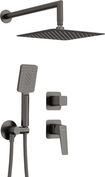 Concealed shower set