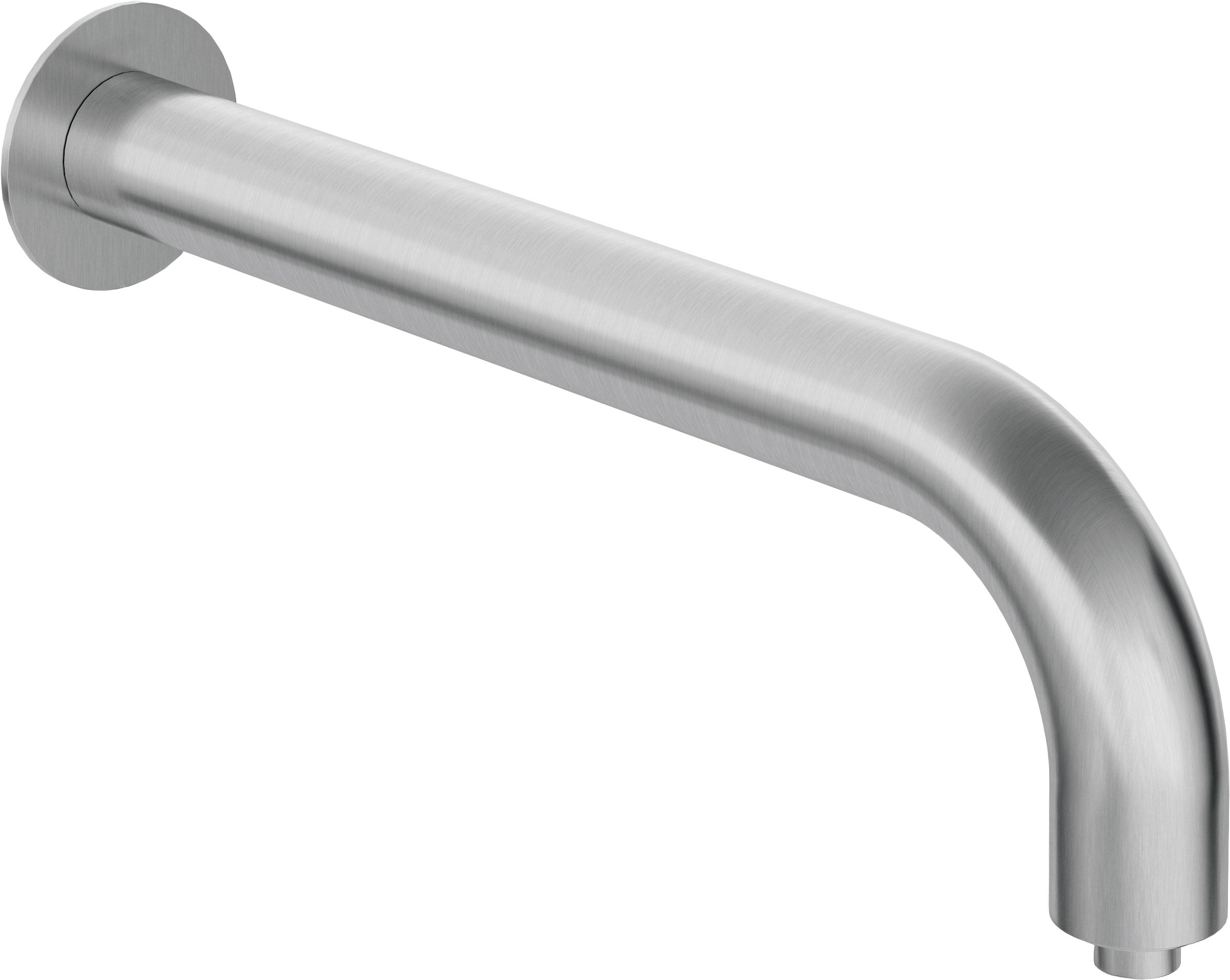 Shower spout, wall-mounted - 380 mm