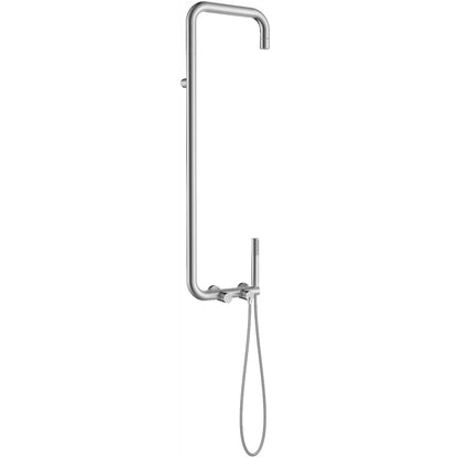 Shower column, with shower mixer