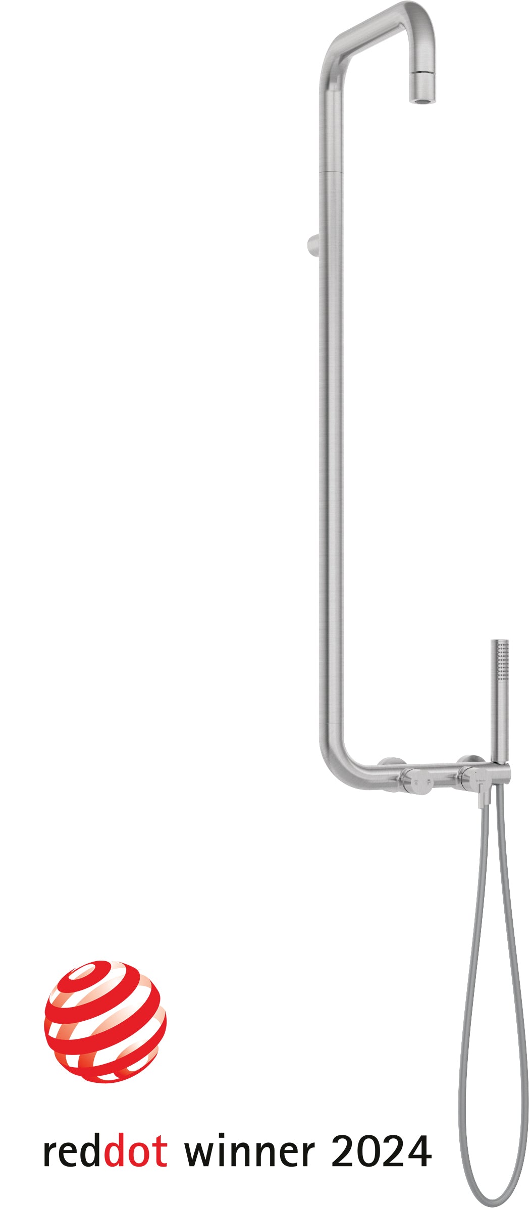 Shower column, with shower mixer