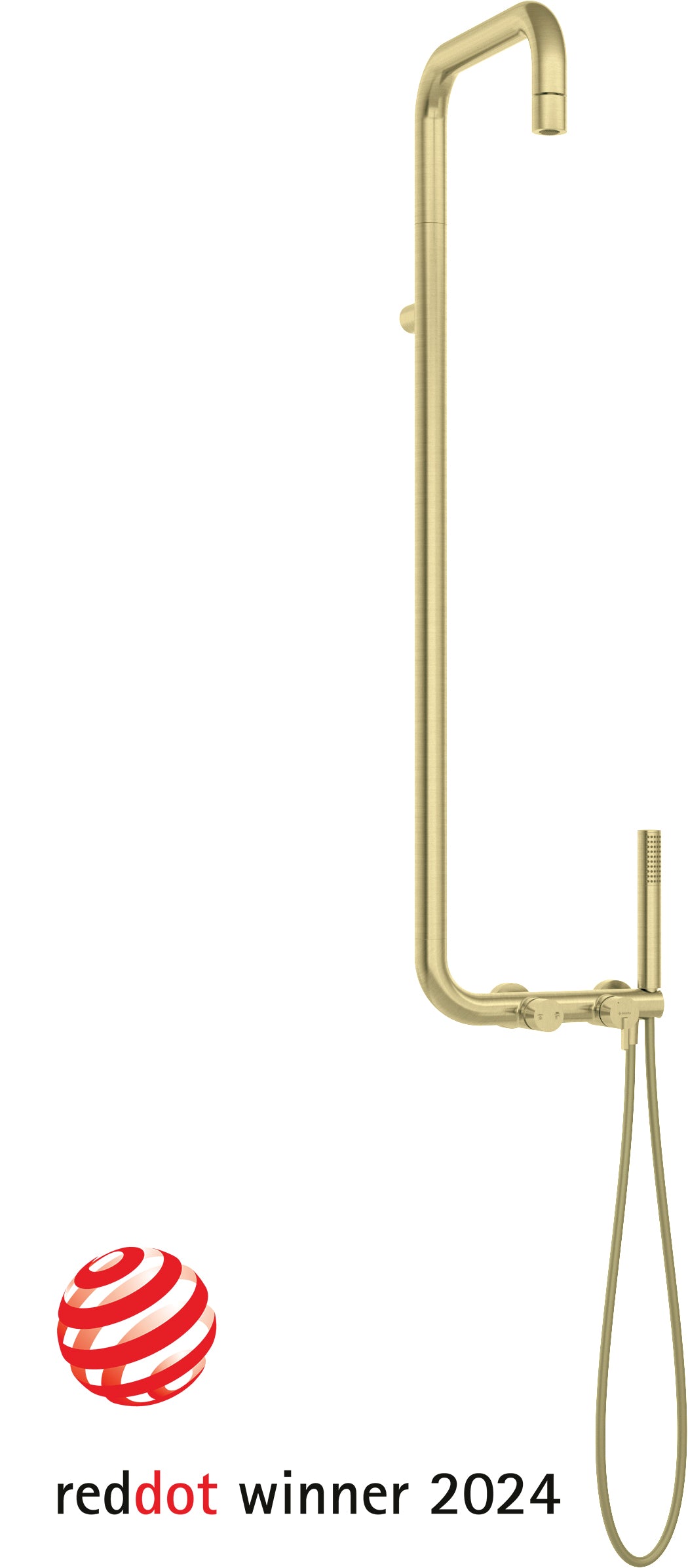 Shower column, with shower mixer