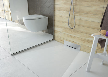 Linear drain, wall-mounted, 30 cm - full grate