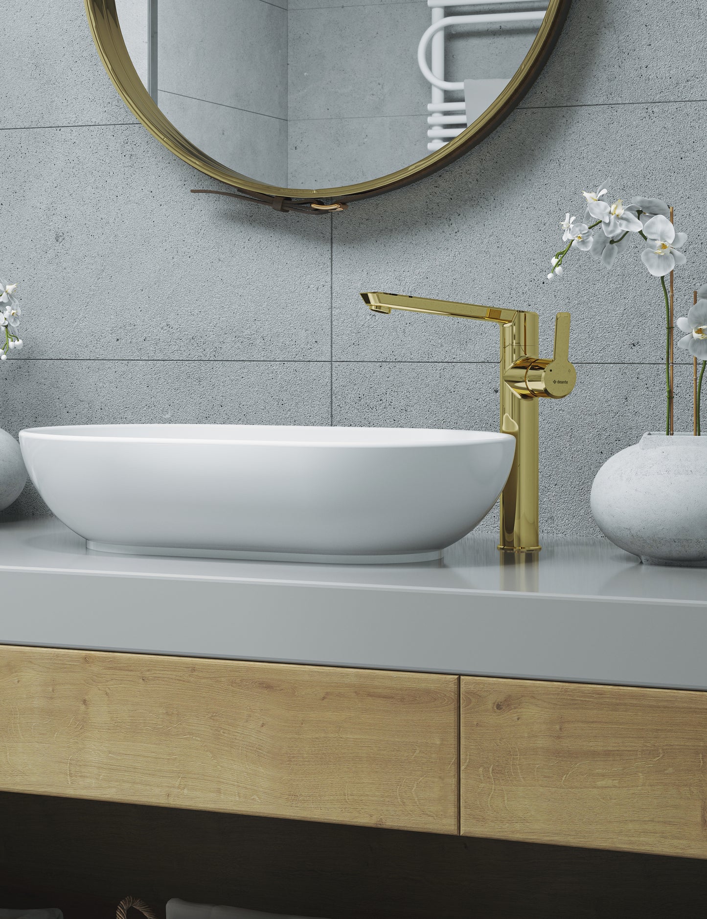 Washbasin tap, tall