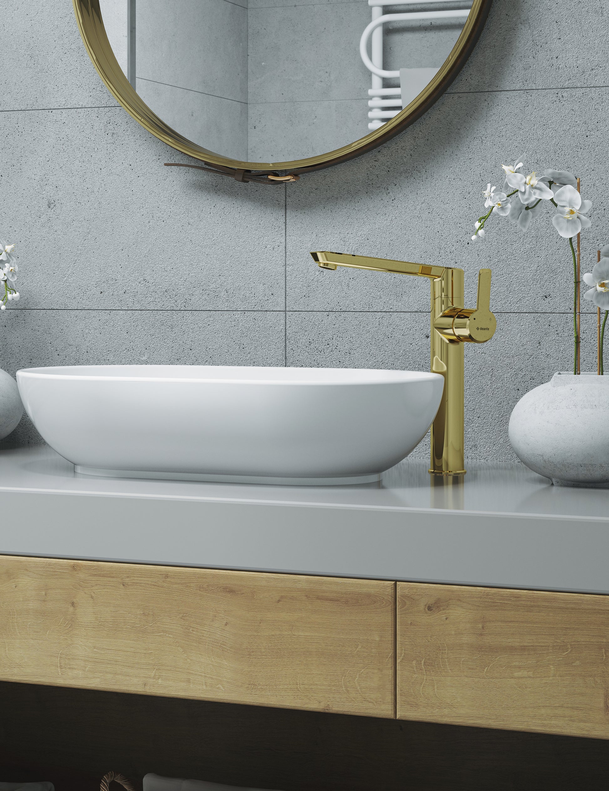 Washbasin tap, tall
