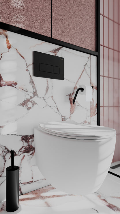 Toilet set, concealed, 6 in 1