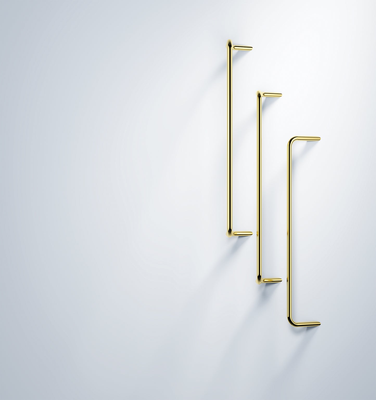 Towel hanger, wall-mounted