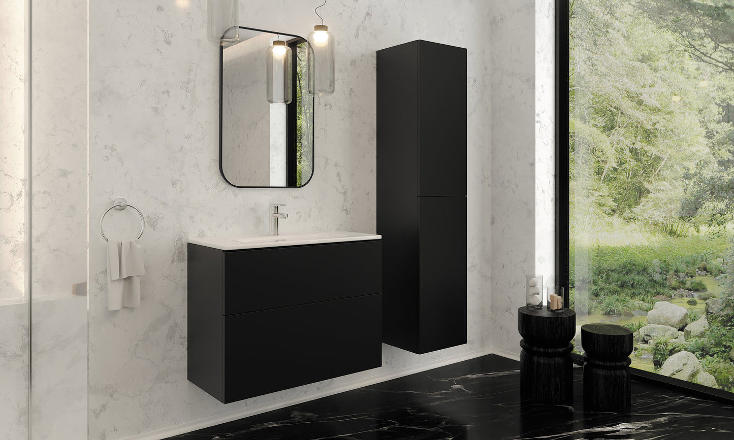 Mirror, hanging, in a frame - rectangular