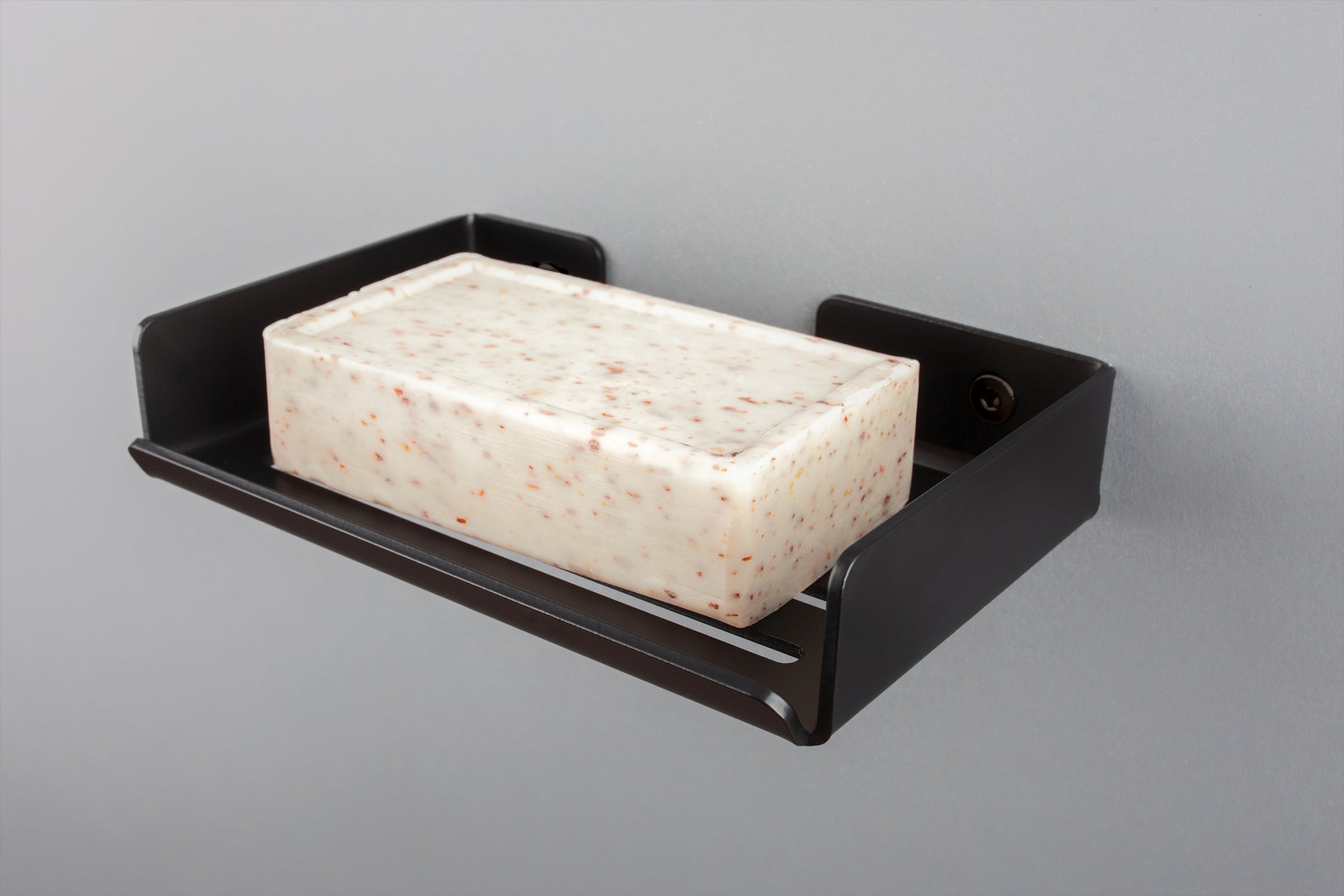 Soap dish, wall-mounted