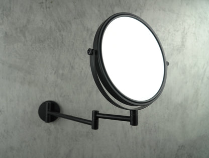 Cosmetic mirror, on extension arm - two-sided