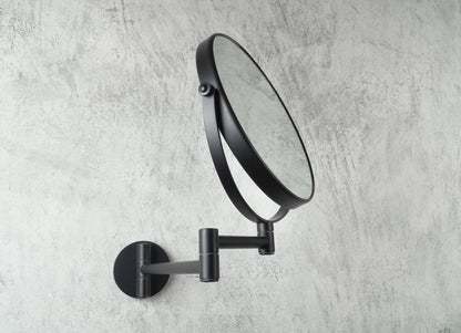 Cosmetic mirror, on extension arm - two-sided
