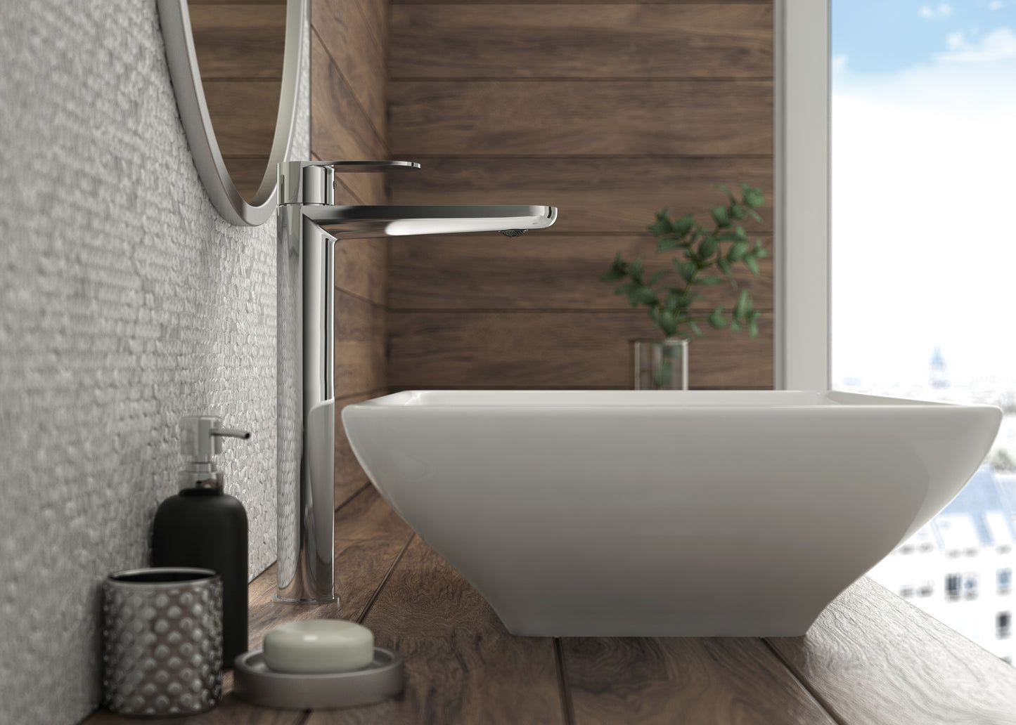 Washbasin tap, tall