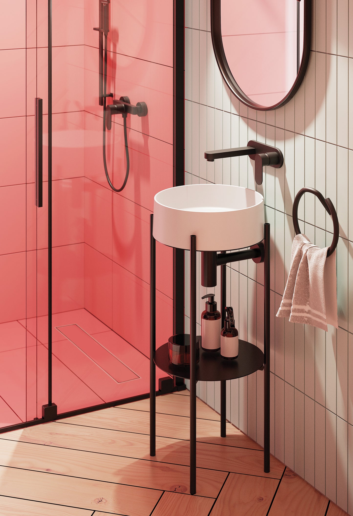 Washbasin tap, concealed