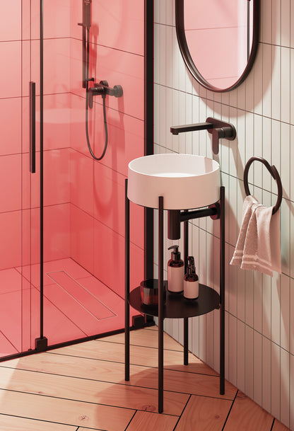 Shower wall, walk-in, 100 cm - sliding