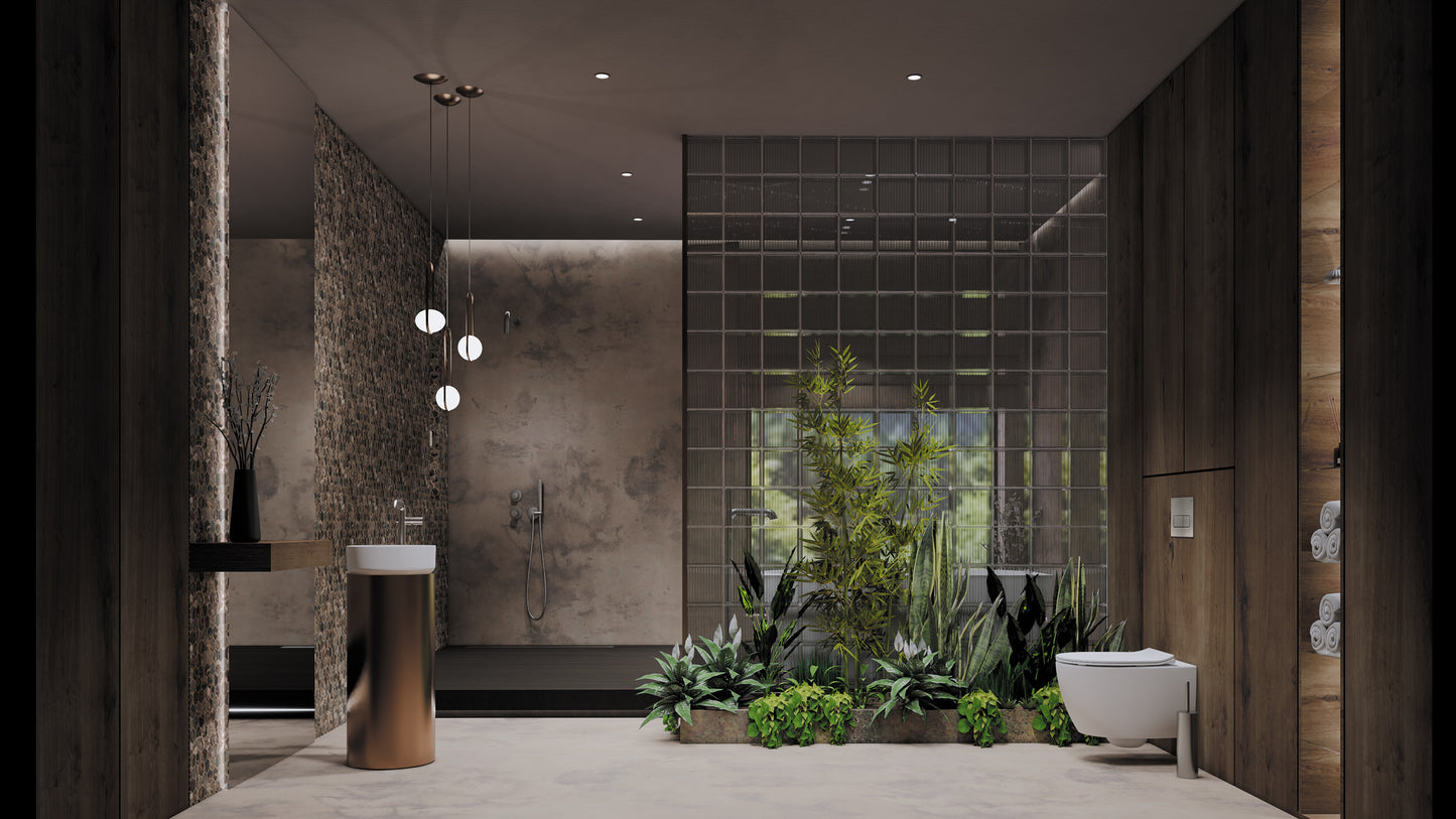 Toilet bowl, with seat, rimless