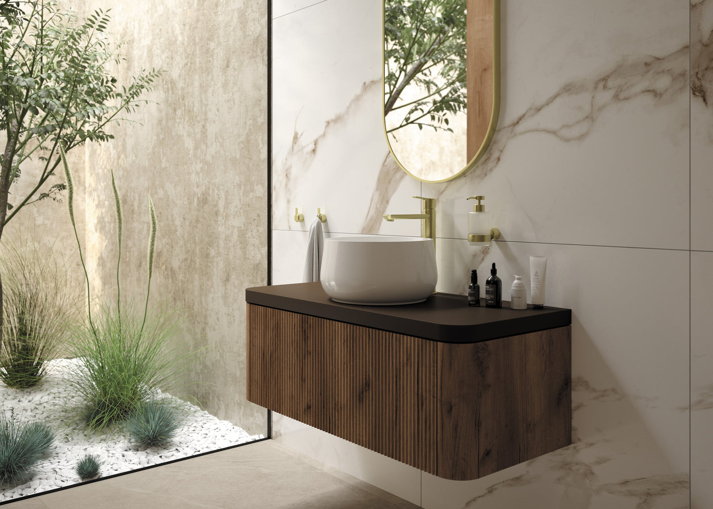 Soap dispenser - wall-mounted