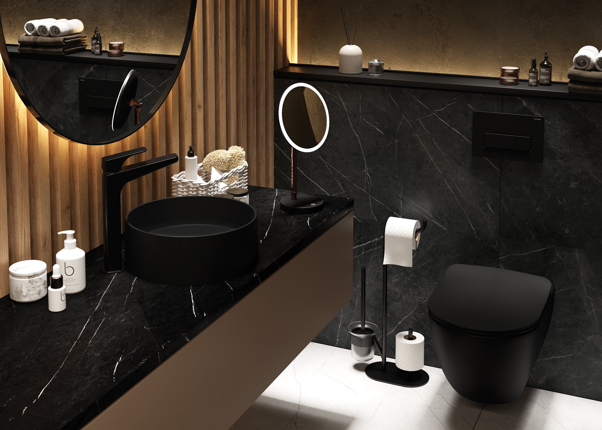 Toilet bowl, wall-mounted, rimless