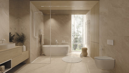 Acrylic bathtub, freestanding, oval - 160 cm
