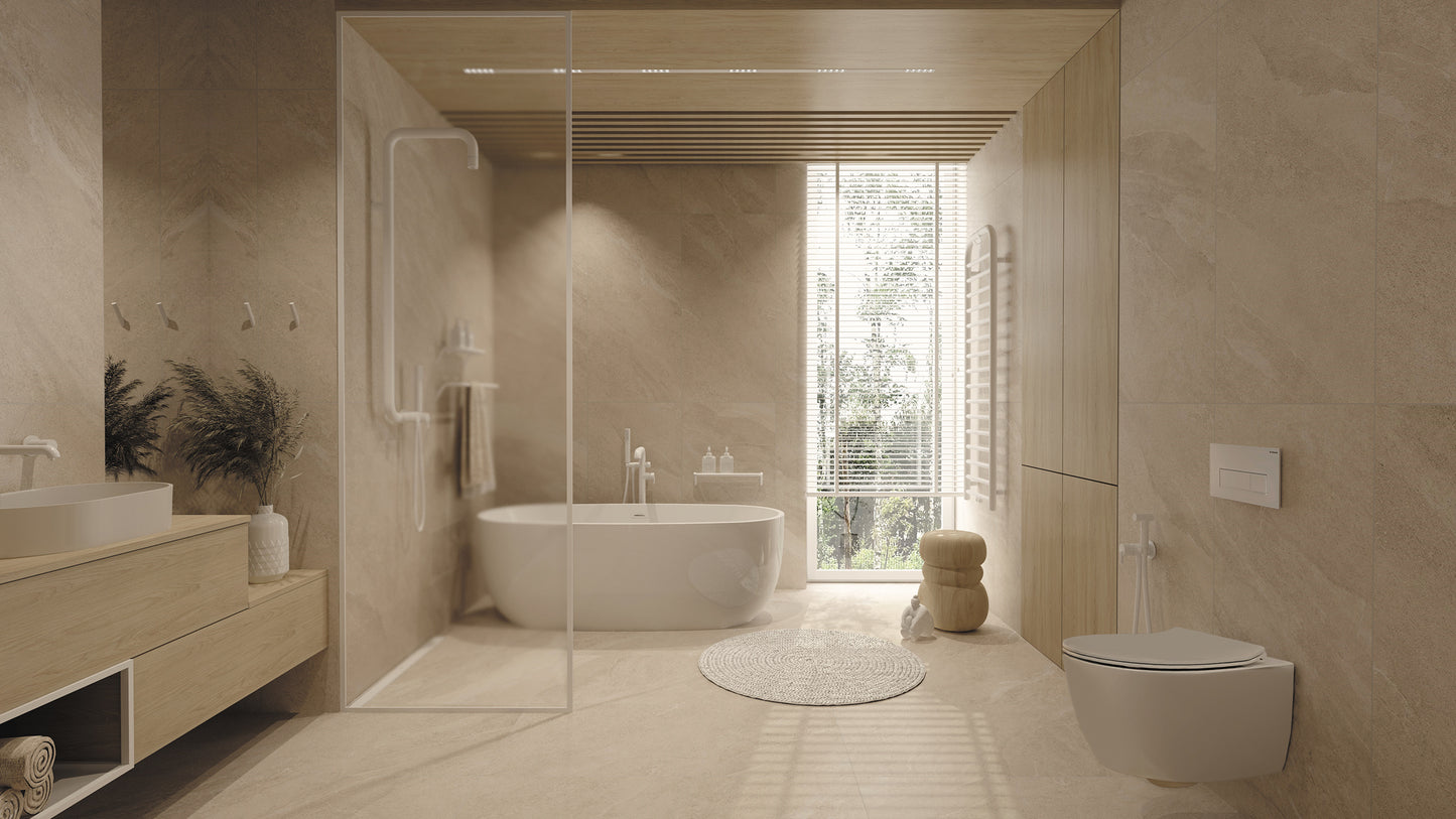 Toilet set, concealed, 6 in 1