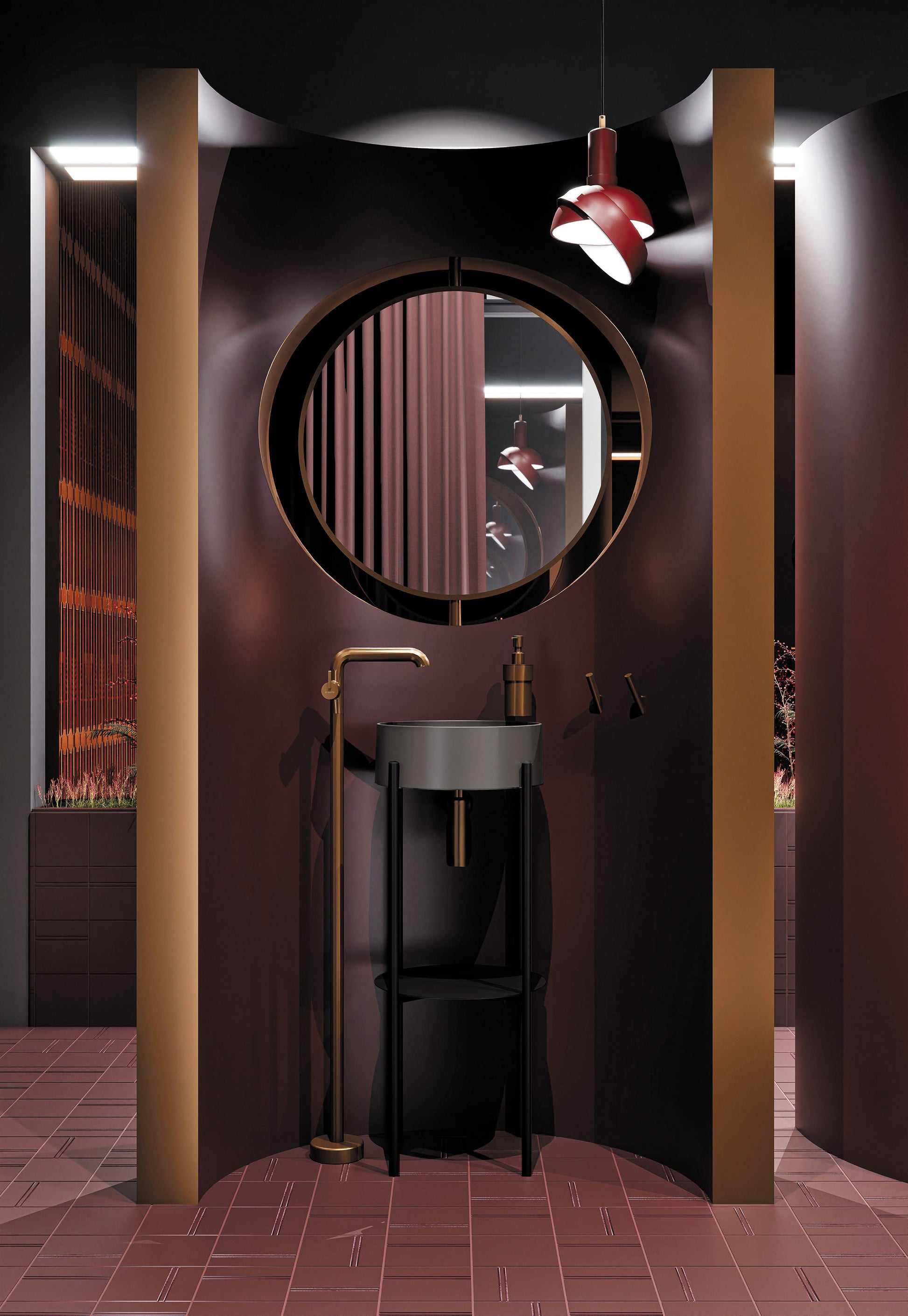 Washbasin tap, freestanding