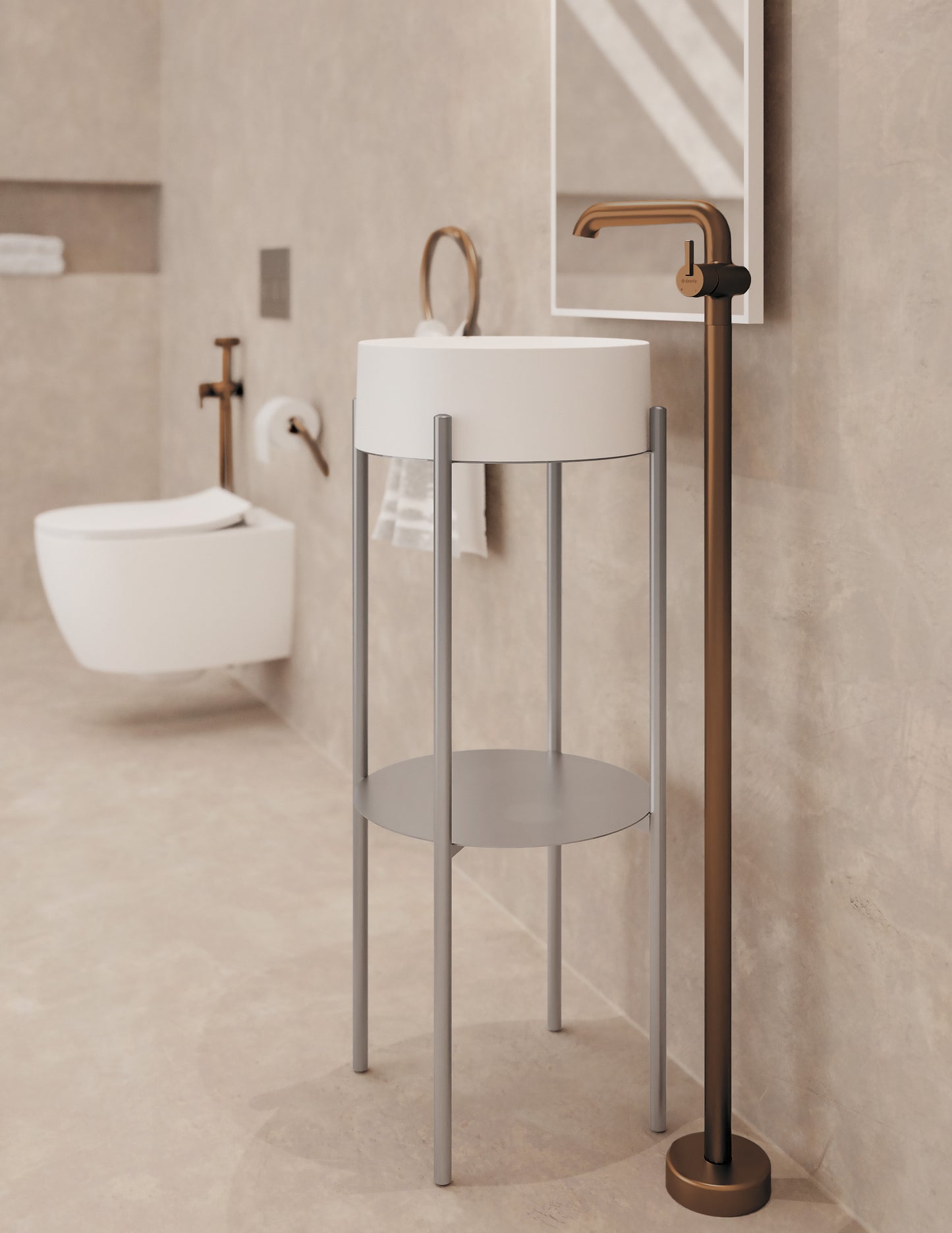 Washbasin tap, freestanding