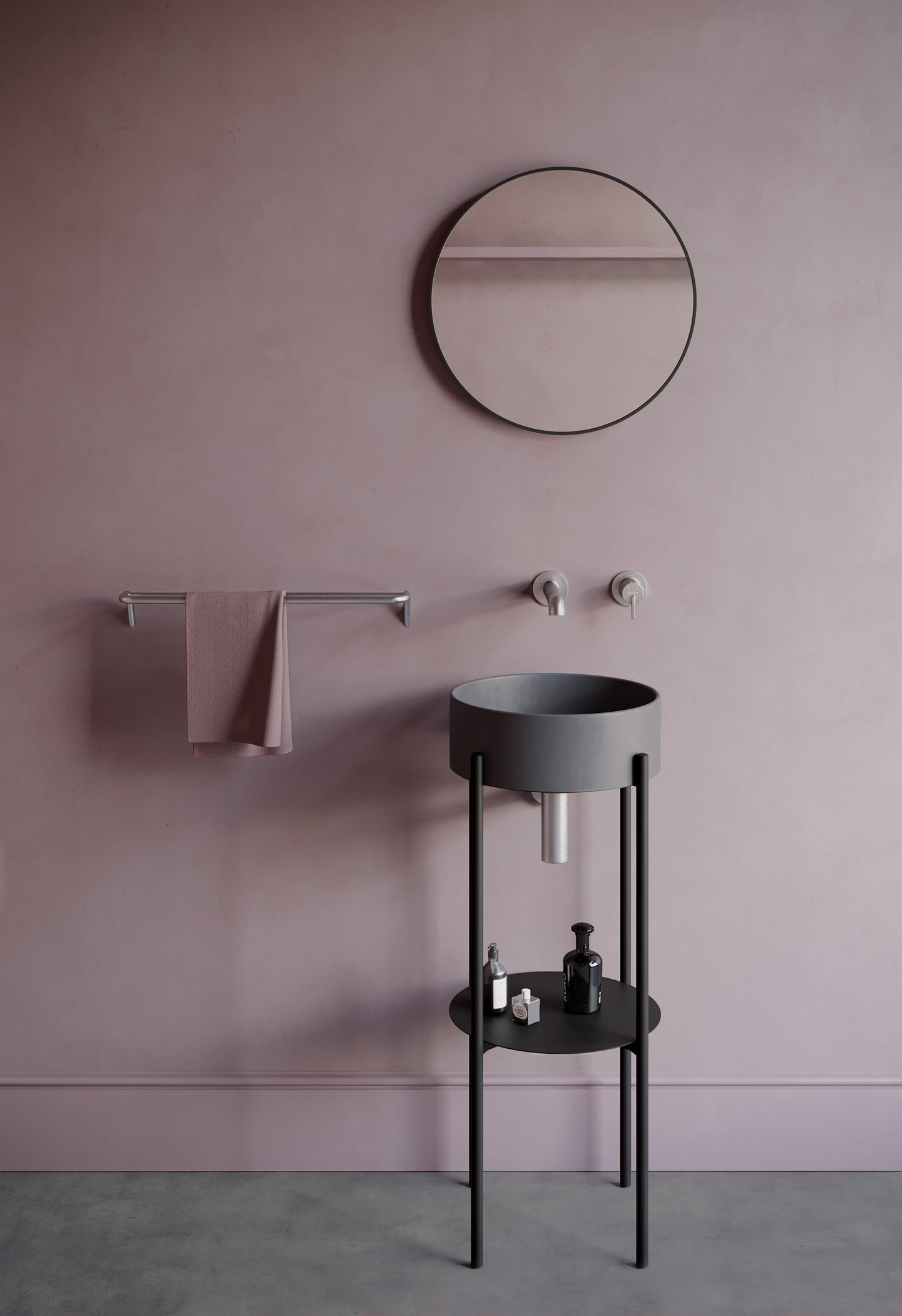 Washbasin tap, concealed