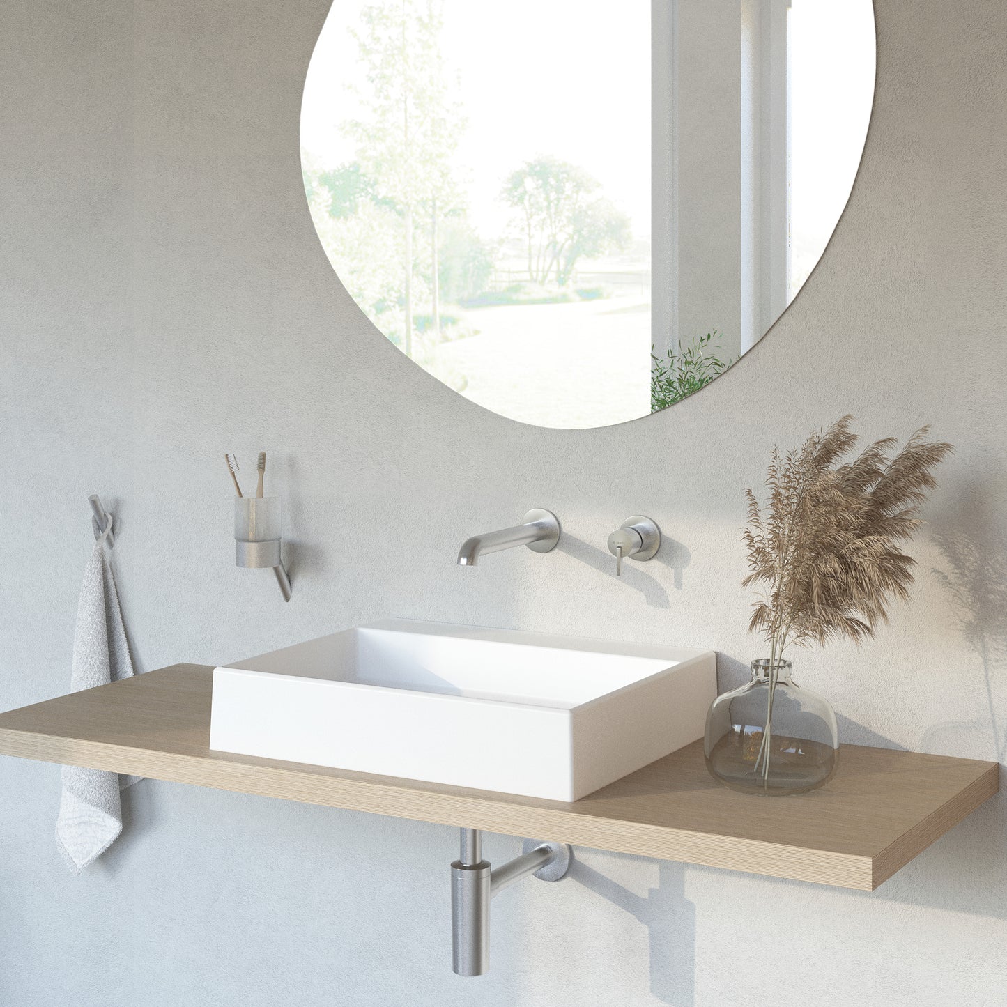 Washbasin tap, concealed
