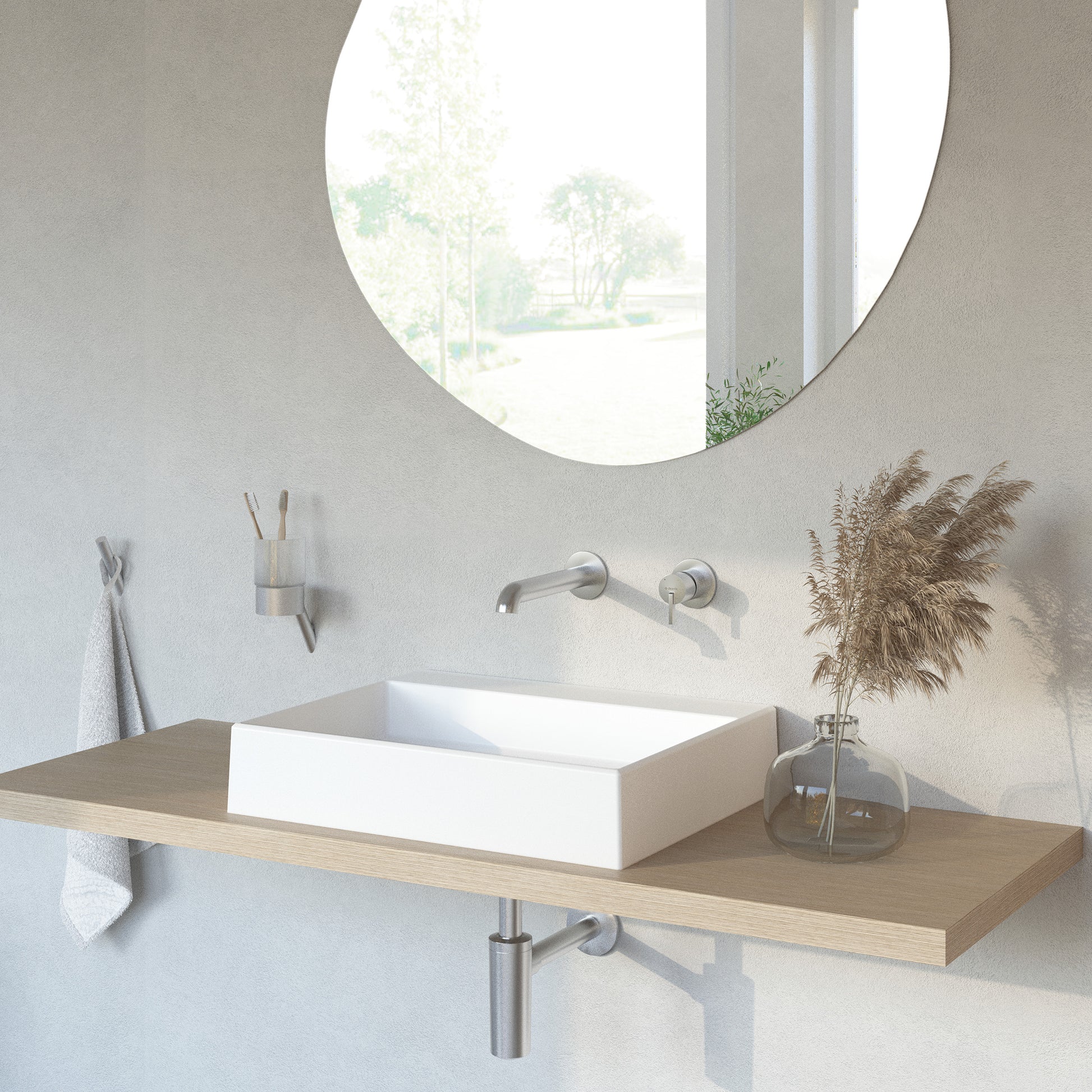 Washbasin tap, concealed