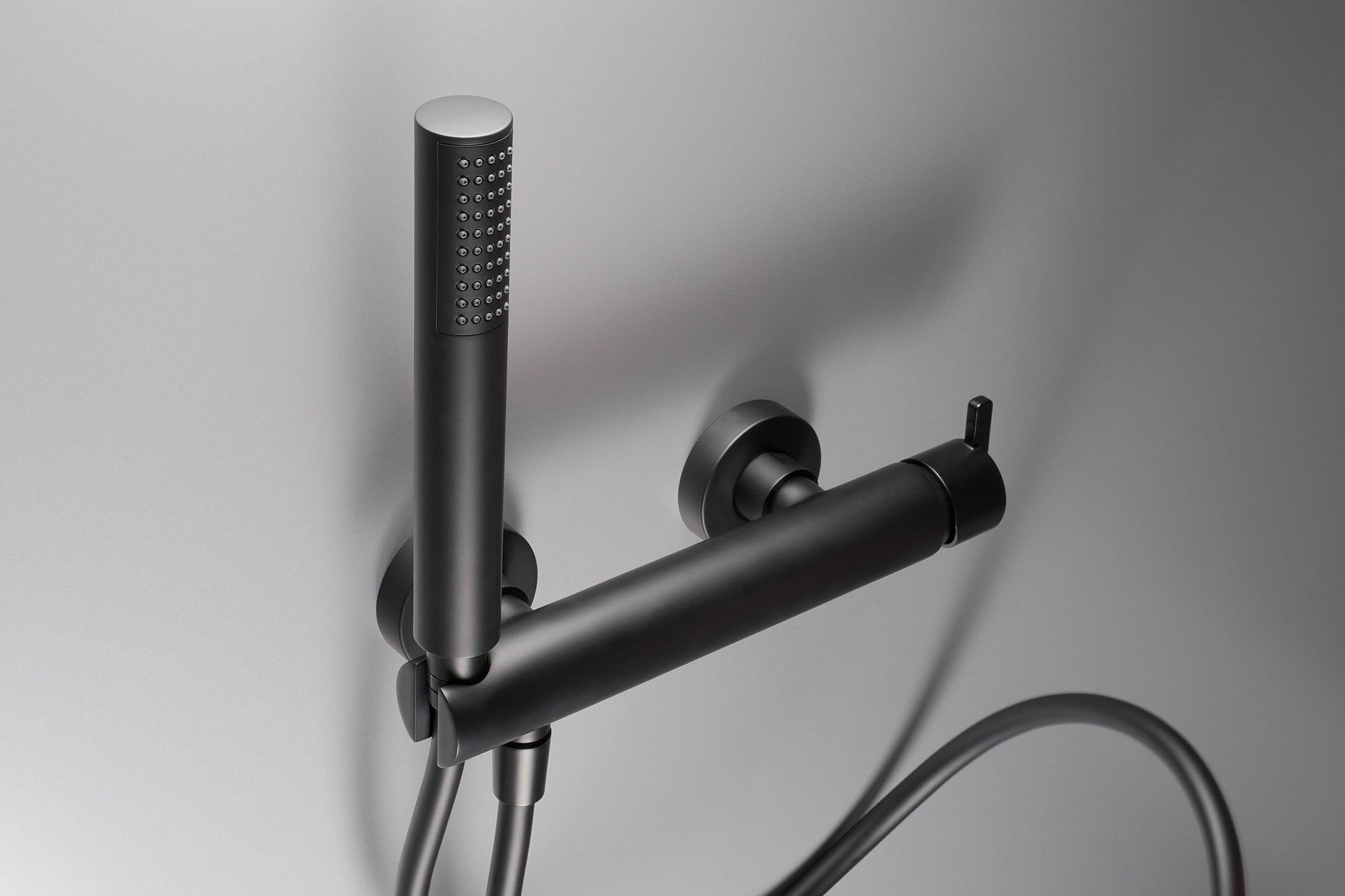 Shower mixer, with shower set