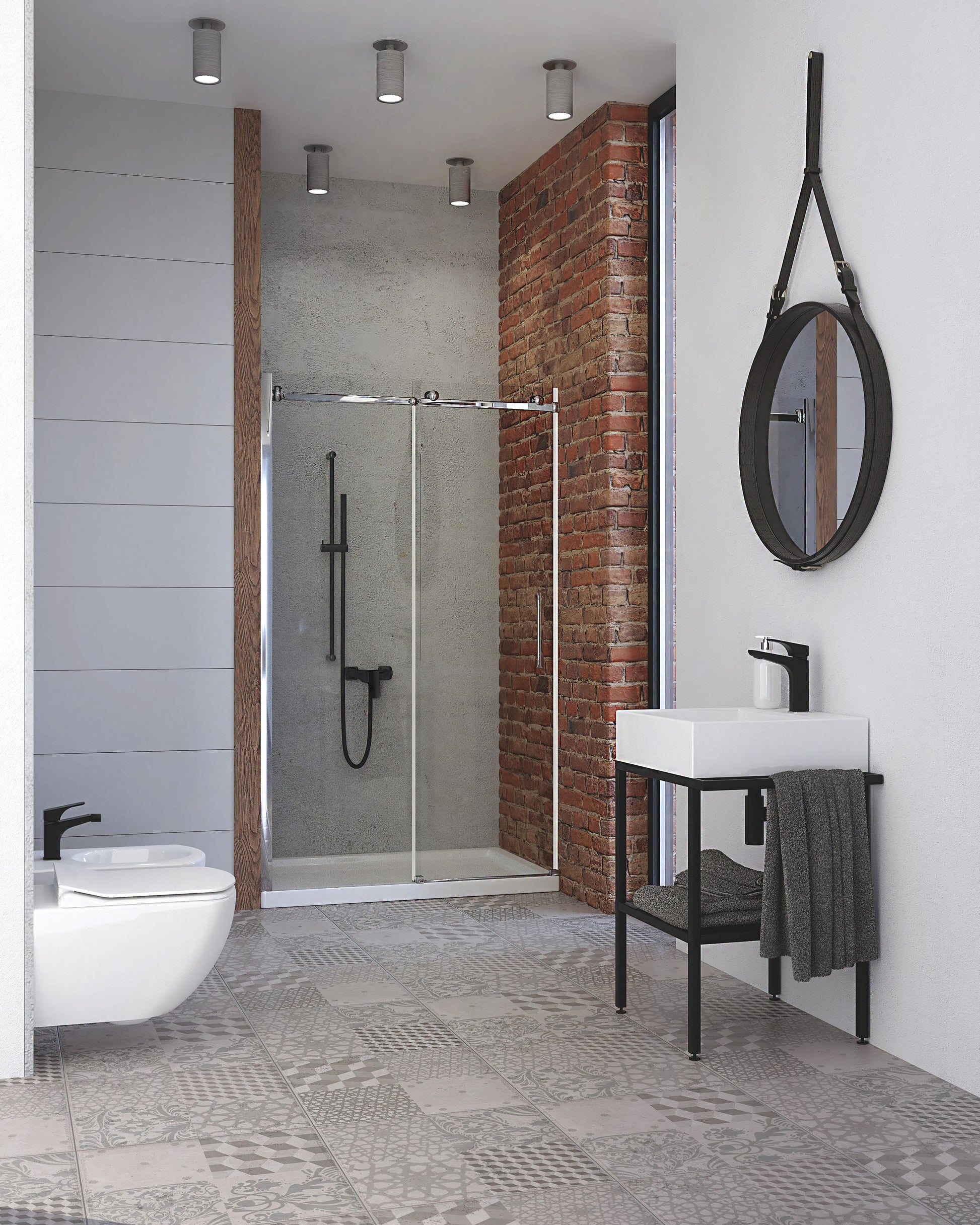Bidet, wall-mounted