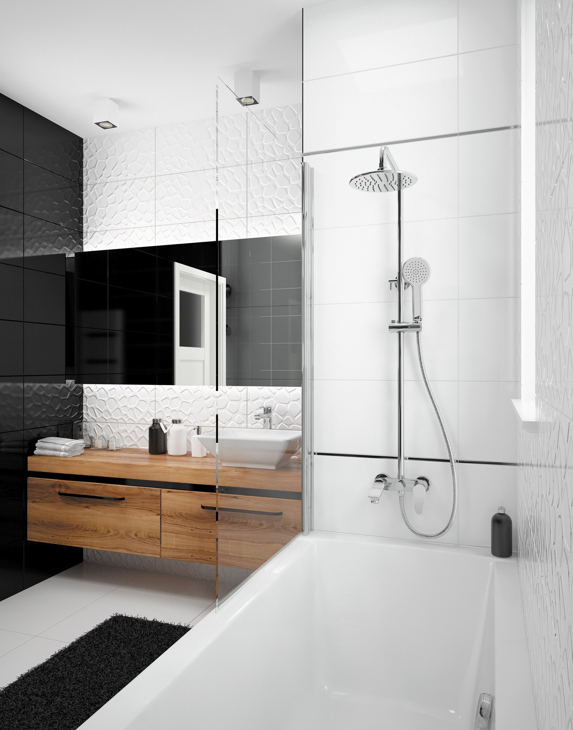 Bath screen, 80x140 cm