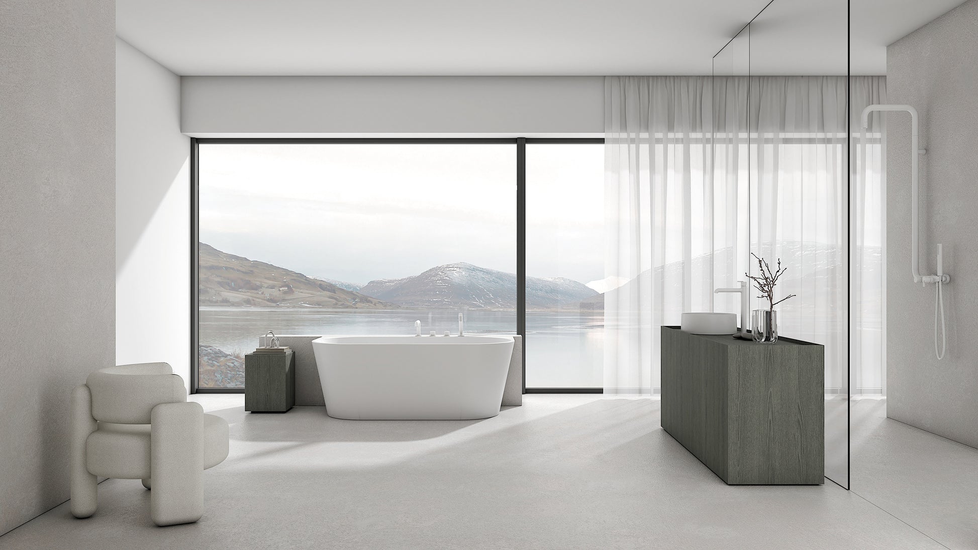 Washbasin tap, tall