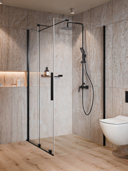 Shower wall, walk-in, 100 cm - sliding