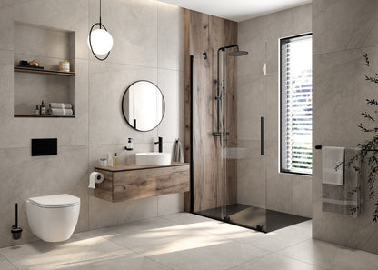 Shower wall, walk-in, 120 cm - sliding