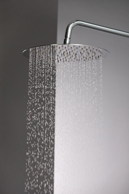 Shower head, steel - 300 mm