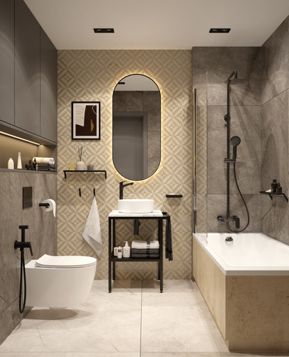 Toilet bowl, with seat, rimless