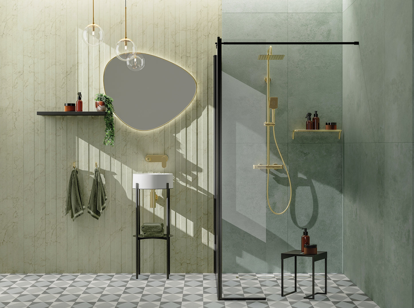 Washbasin tap, concealed