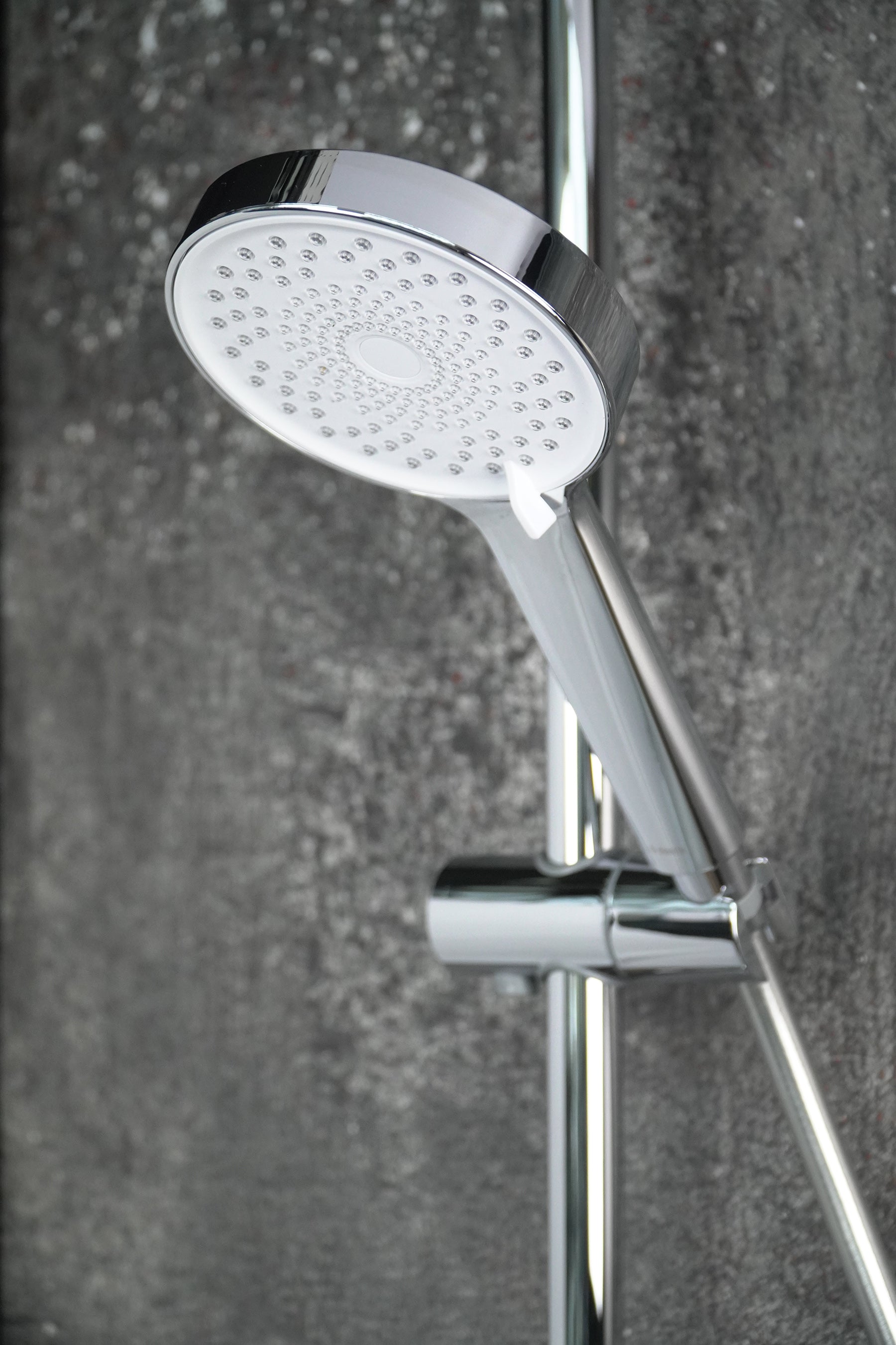 Hand shower, round, 3-function