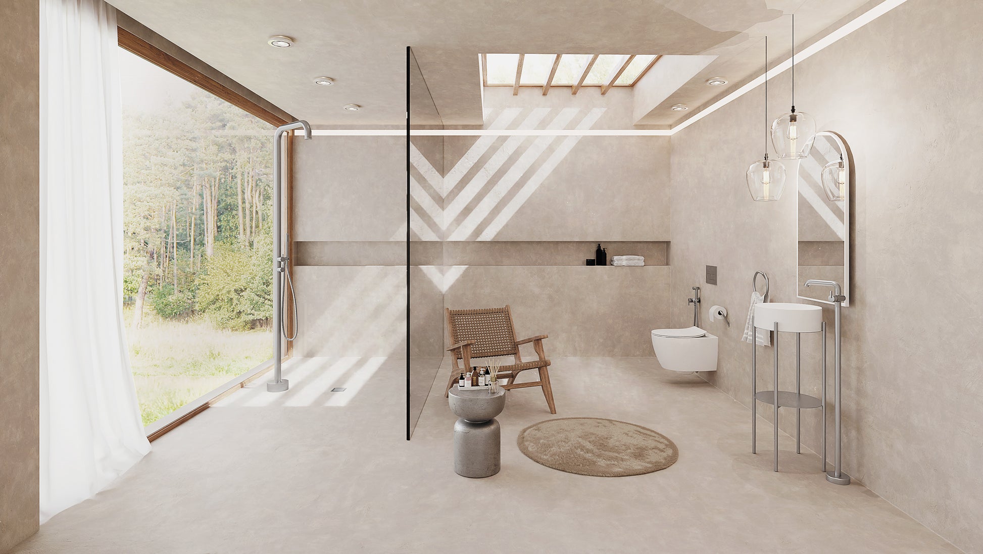 Washbasin tap, freestanding