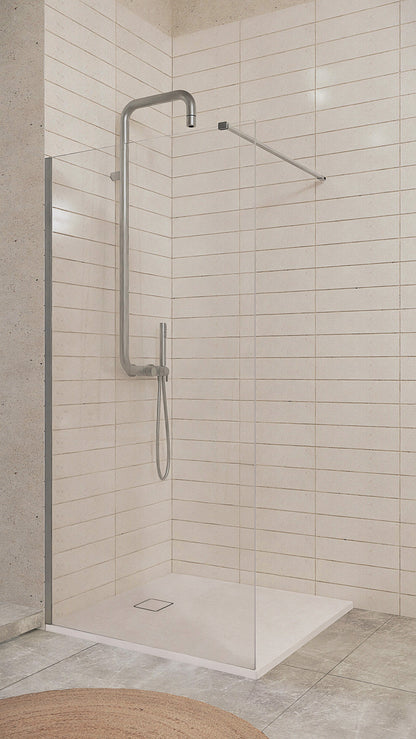 Shower wall, walk-in, 100 cm