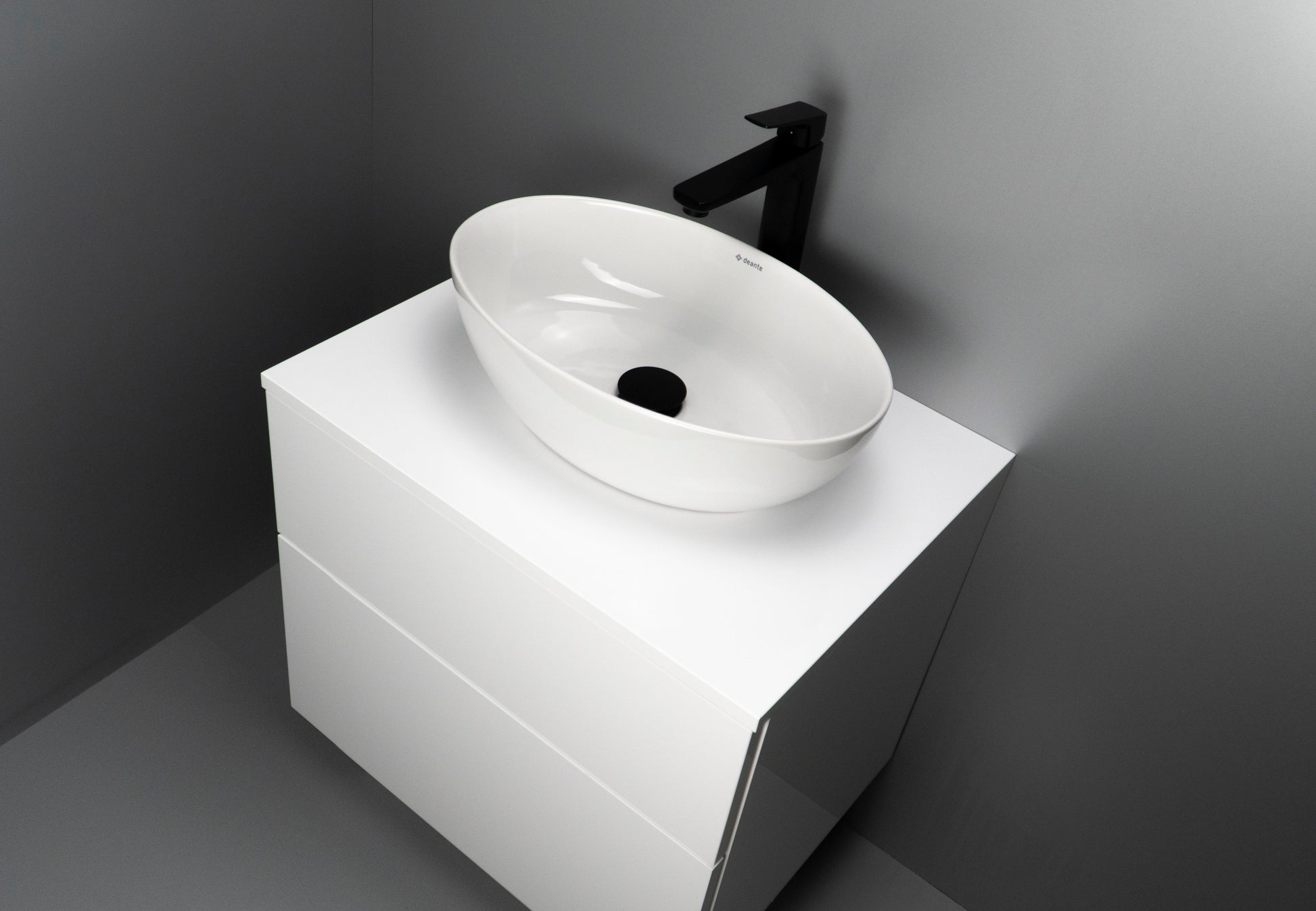 Ceramic washbasin, countertop