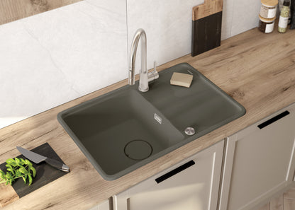 Granite sink, 1-bowl with drainer