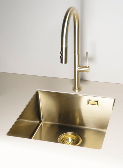 Kitchen tap, with pull-out spout - 2 stream types